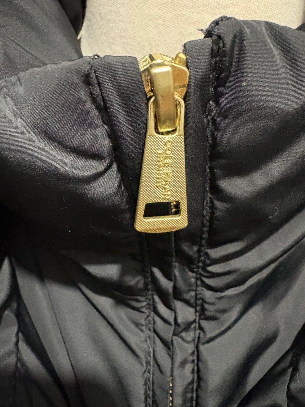 Cole Haan Signature Black Hooded Down Maxi Puffer Coat - Picture 12 of 14